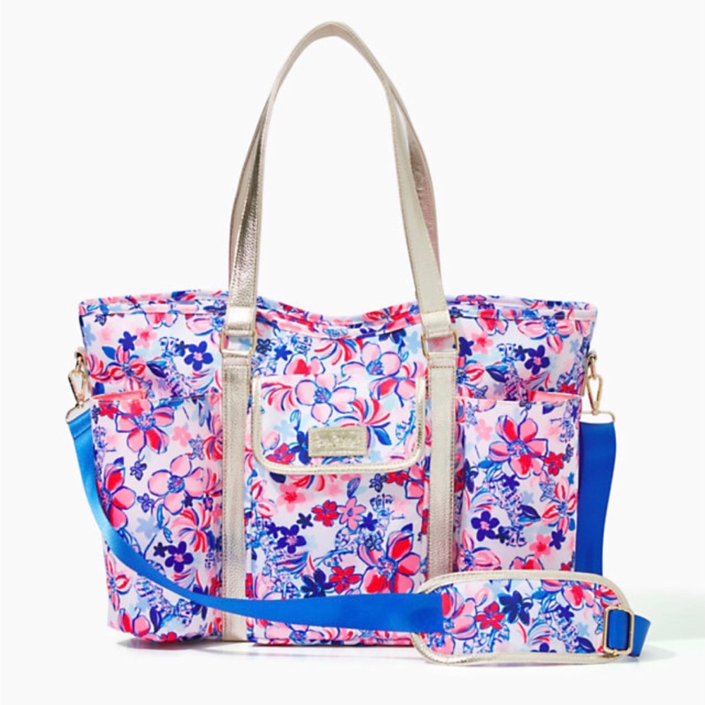 Brand New Lilly Pulitzer Insulated Beach Tote Resort White Party Like A …